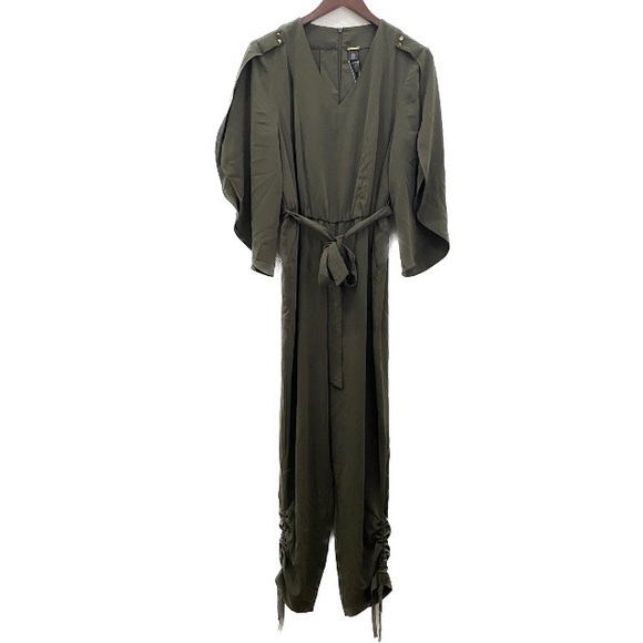 NWT$179 CHICO’s Black Label Midnight Moss Utility Jumpsuit Size 1.5 - Picture 4 of 16